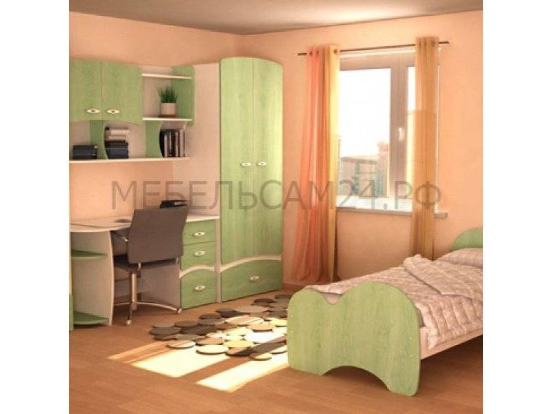 детская мебель для школьника волна грин в Нижневартовске
