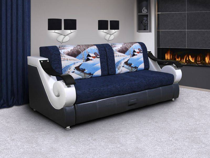 диван лидер 23 с фотопечатью на подушках в Нижневартовске