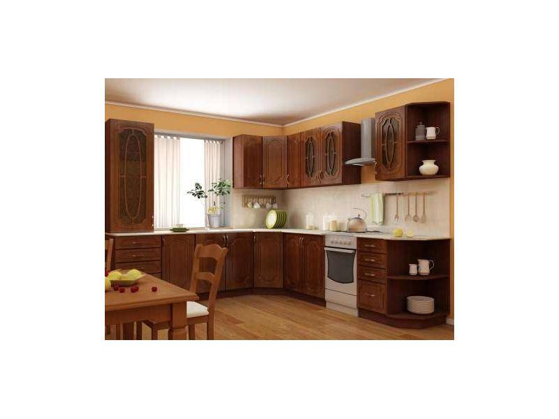 кухня мдф кедр в Нижневартовске