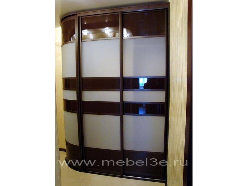 шкаф-купе с радиусной дверью 1900х600 в Нижневартовске