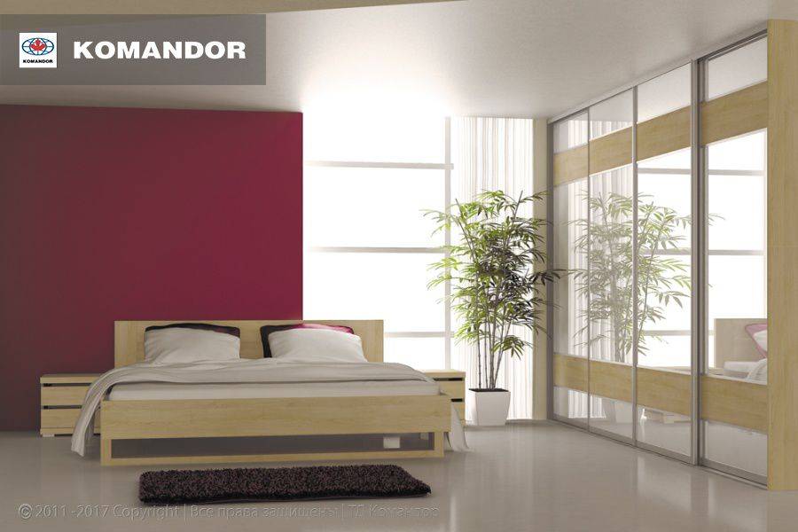 шкаф-купе в спальню 070 в Нижневартовске