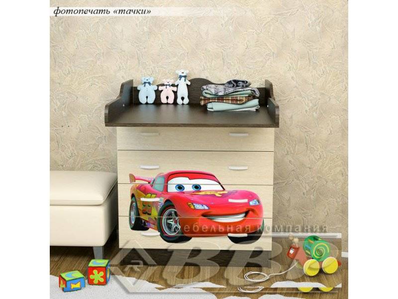 комод пеленальный лдсп с фотопечатью в Нижневартовске