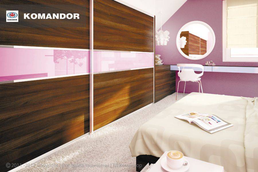 шкаф-купе в спальню 062 в Нижневартовске