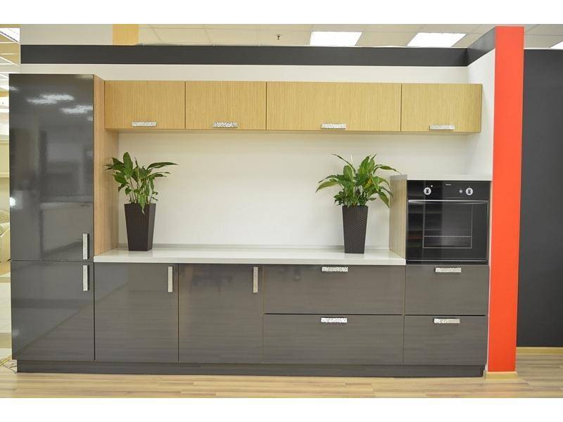 кухня шпон/пластик глянец-дуб выбеленный в Нижневартовске