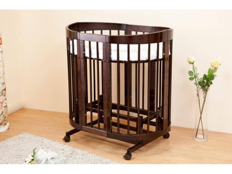 овальная кроватка-трансформер 8 в 1 паулина с322 в Нижневартовске