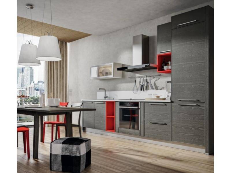 современная серая кухня dominica в Нижневартовске