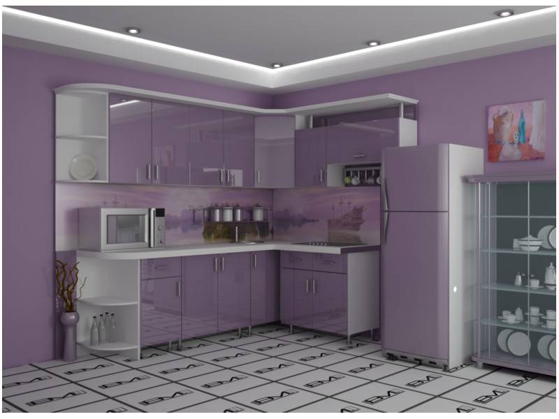 кухня угловая анита пластик в Нижневартовске