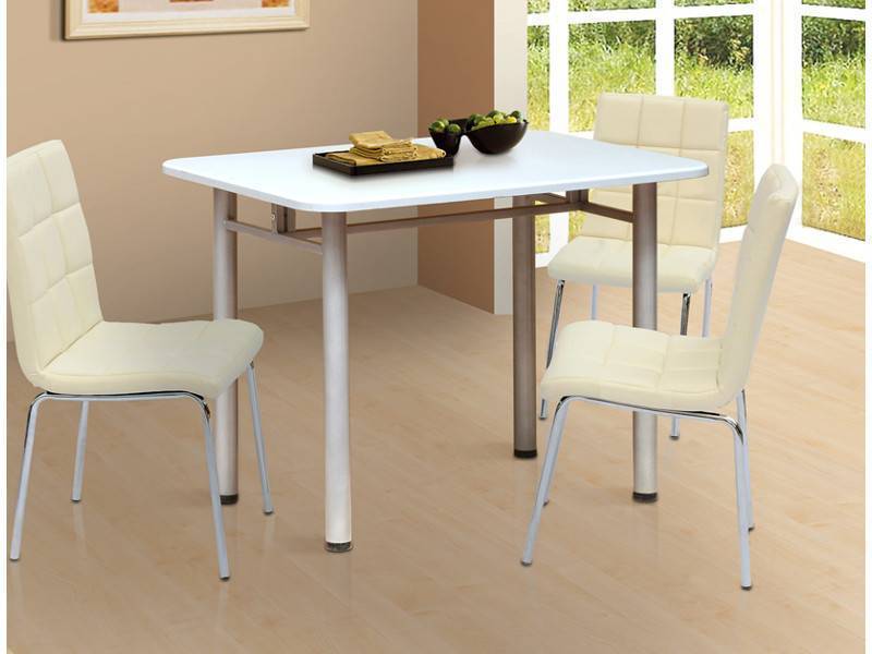 стол обеденный в-2 на флянцевых ножках в Нижневартовске