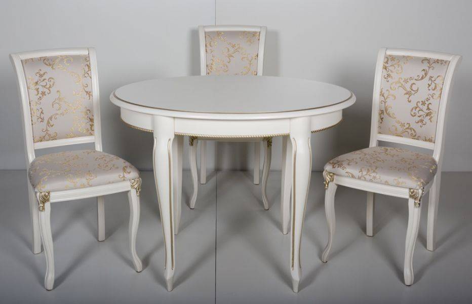 стол обеденный катарина со стульями кабриоль в Нижневартовске