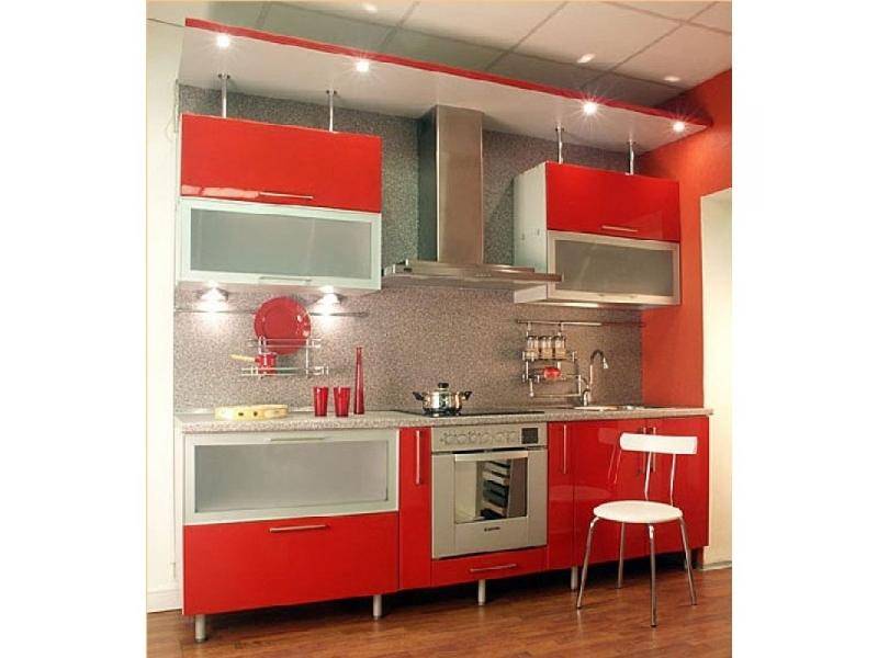 кухонный гарнитур прямой пластик в Нижневартовске