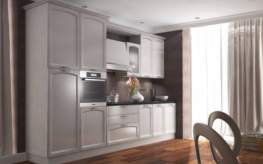 классическая кухня амальфи серая в Нижневартовске