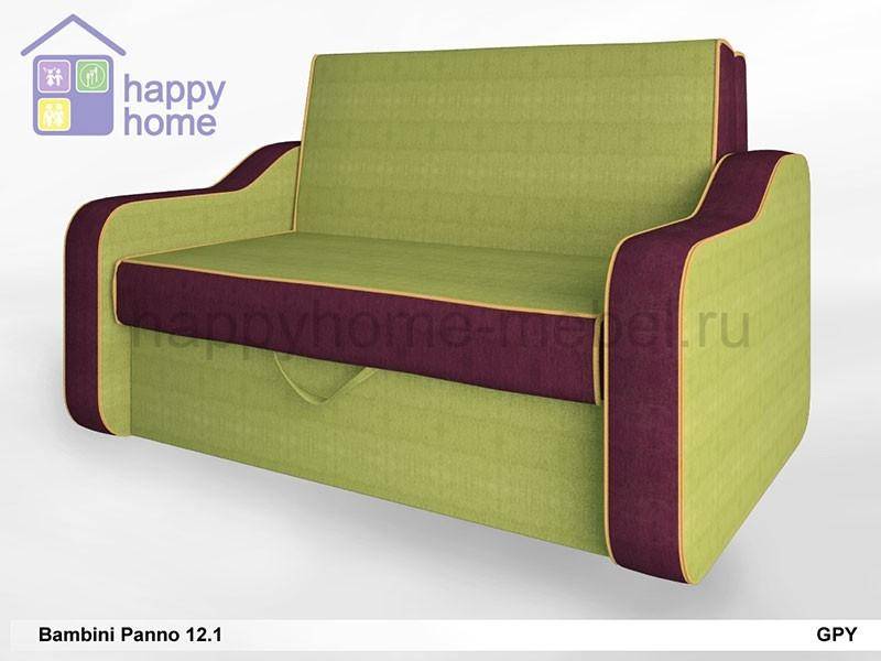 зеленый мини-диван bambini panno в Нижневартовске