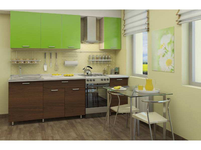 кухня прямая бельканто фасады лдсп в Нижневартовске