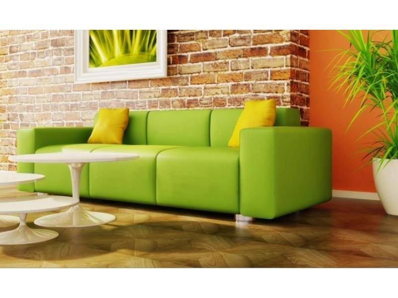 зеленый прямой диван эдельвейс в Нижневартовске