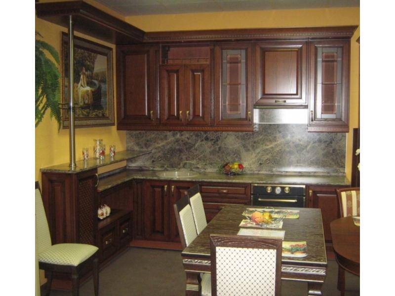 кухонный гарнитур угловой шератон в Нижневартовске