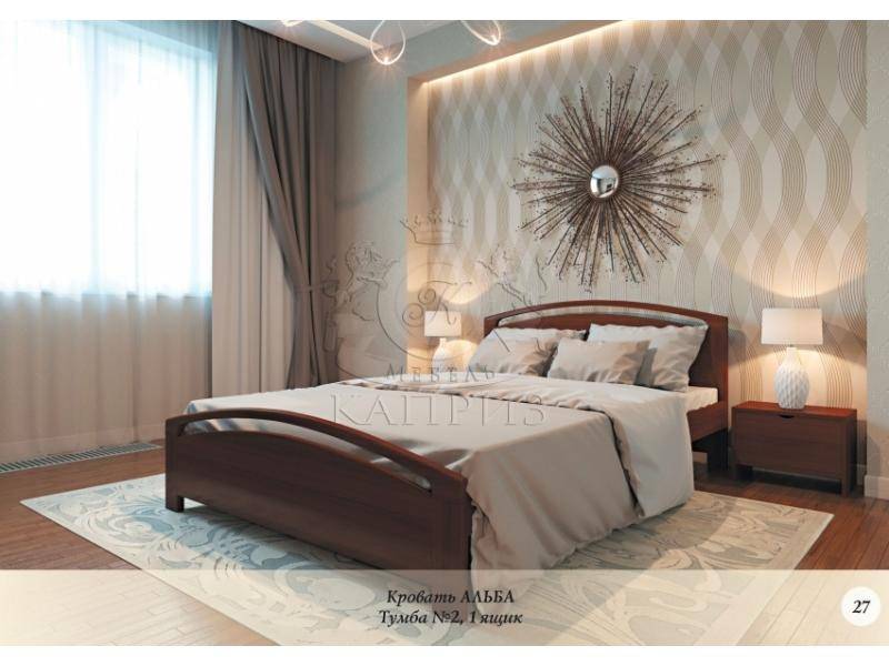 деревяная кровать альба в Нижневартовске