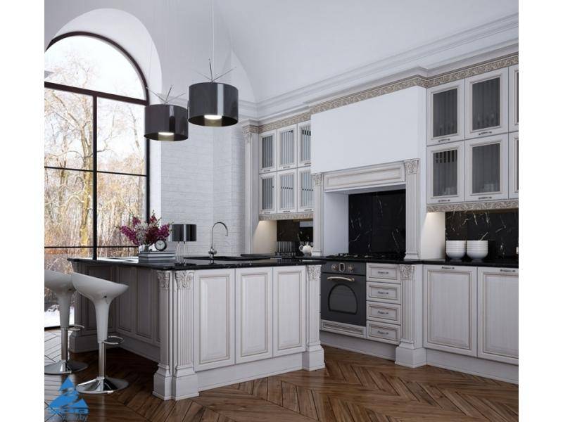 кухня с фасадом лоренцо в Нижневартовске