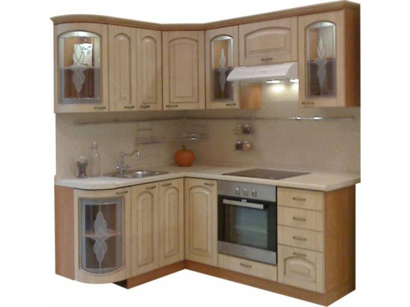 кухня угловая патина беленый дуб в Нижневартовске