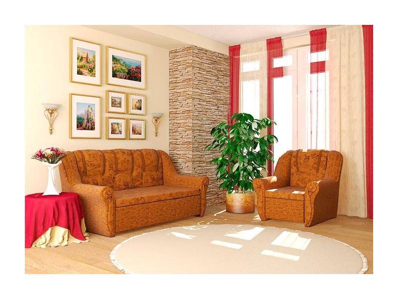 диван прямой фаворит 2 тройка в Нижневартовске