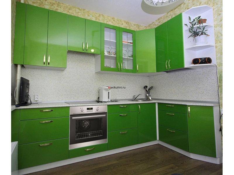 кухня изумрудная зелень в Нижневартовске