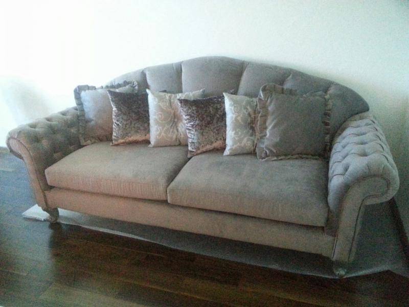 серый прямой диван в Нижневартовске