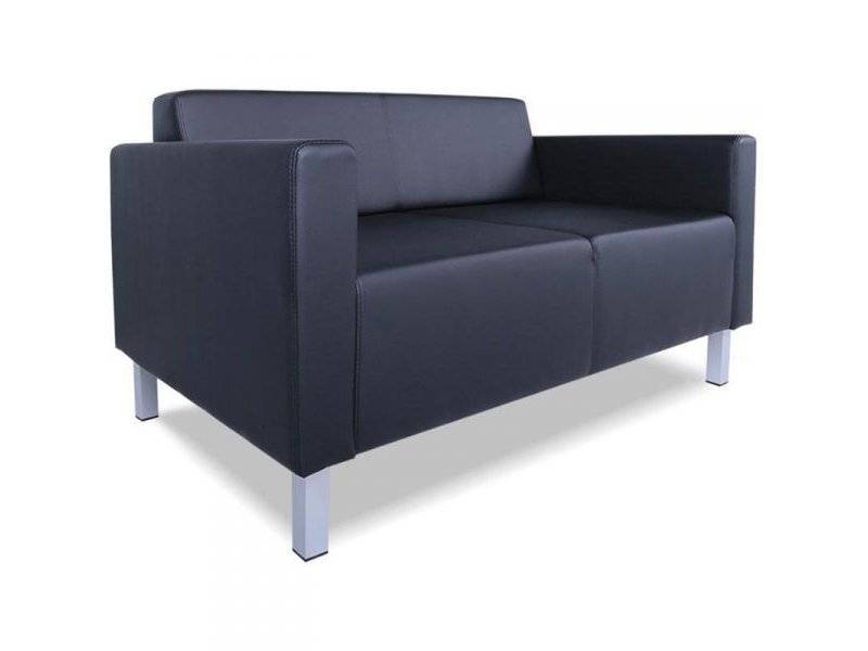 прямой черный диван для офиса в Нижневартовске