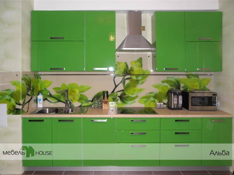 кухонный гарнитур прямой альба в Нижневартовске