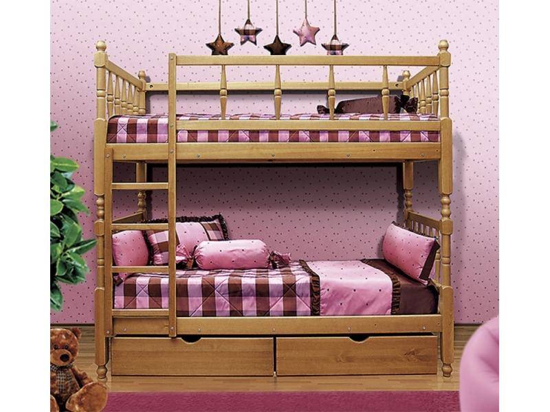 кровать 2-х ярусная с фигурными спинками в Нижневартовске