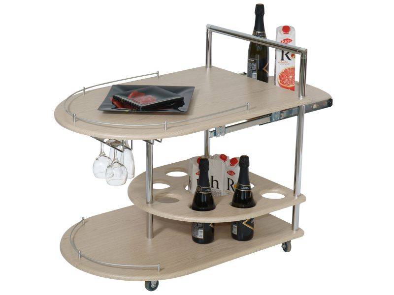 стол сервировочный бармен дуб беленый в Нижневартовске