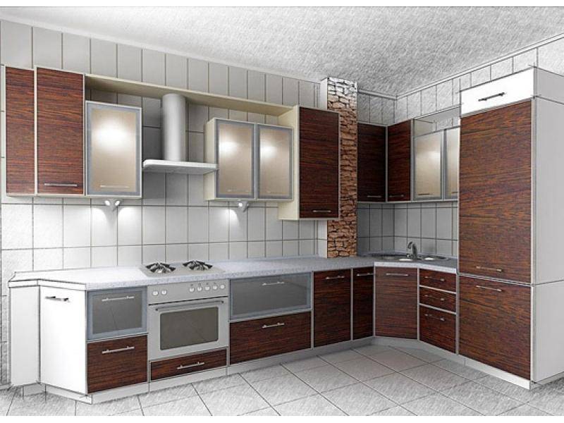 кухня угловая большая в Нижневартовске