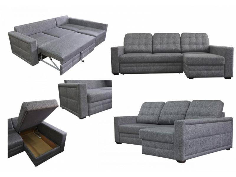 серый угловой диван домино в Нижневартовске