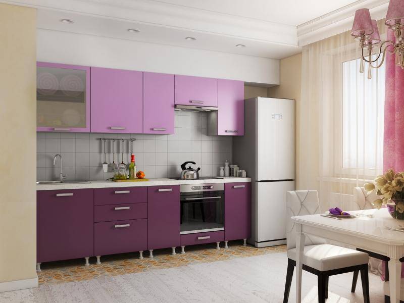 кухня прямая азалия комплектация 2 в Нижневартовске