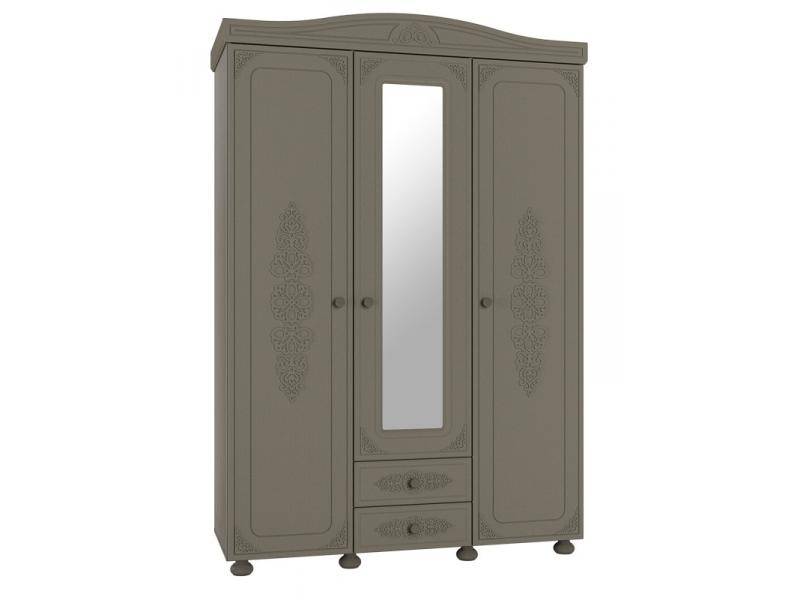 распашной шкаф с зеркалом грей в Нижневартовске