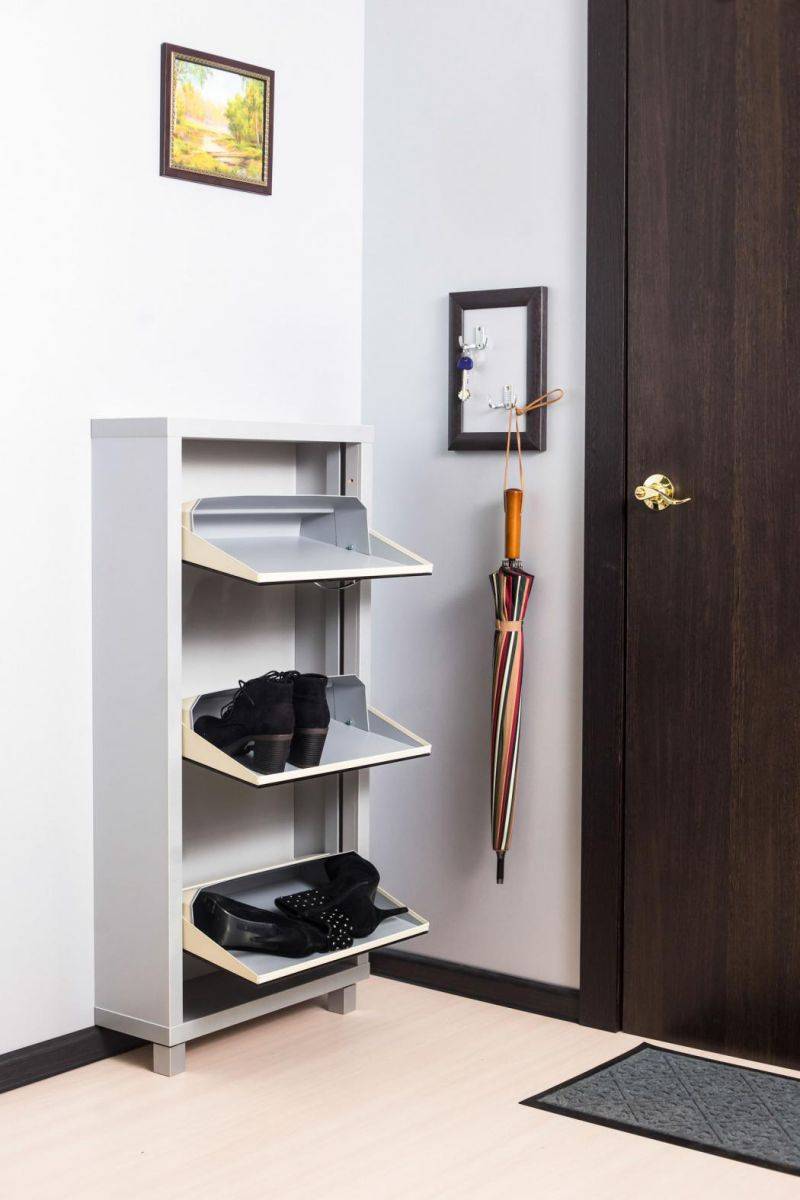 обувной шкаф 3-х секционный люкс в Нижневартовске