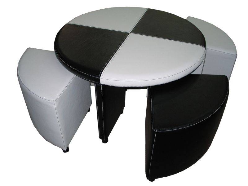 набор мебели стол и пуфы бридж в Нижневартовске