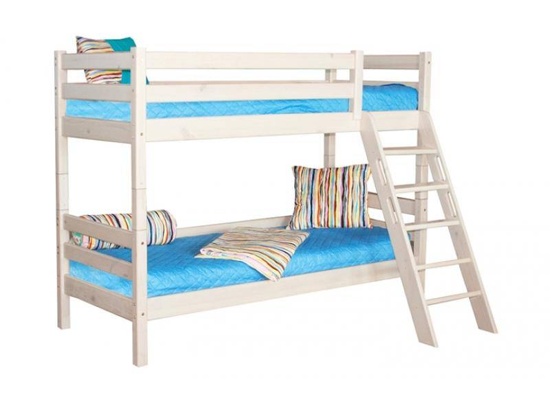 кровать соня двухъярусная с наклонной лестницей (вариант 10) в Нижневартовске