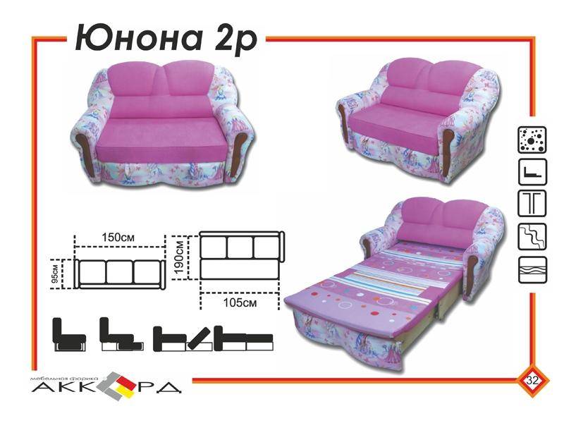 яркий детский диван юнона в Нижневартовске
