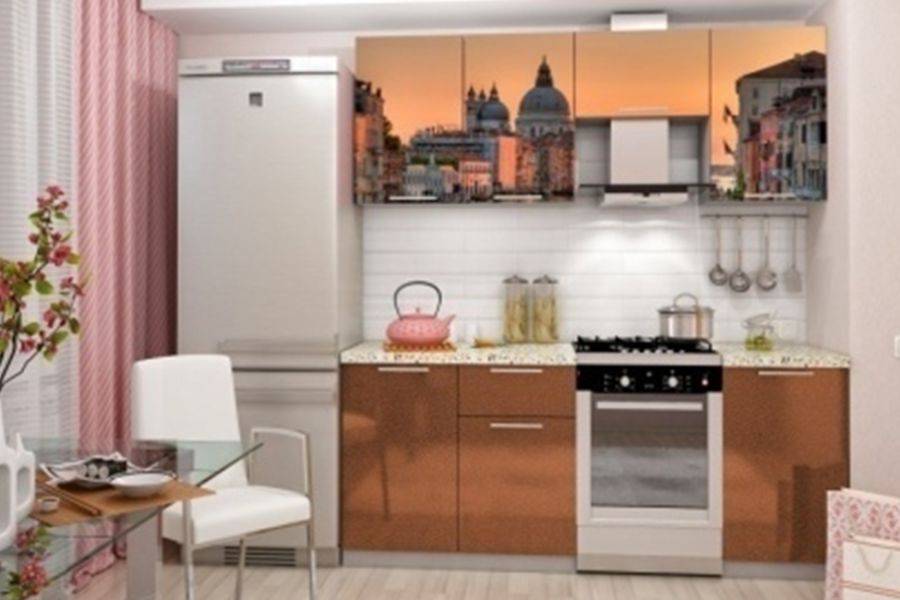 кухонный гарнитур с фотопечатью италия в Нижневартовске