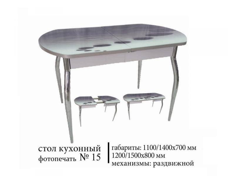 стол кухонный 15 с фотопечатью в Нижневартовске