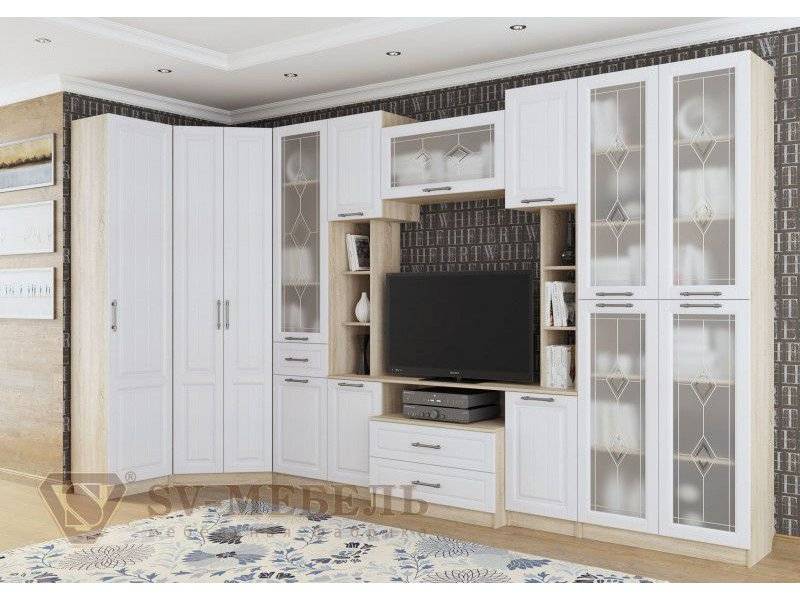 угловая белая гостиная прованс 1 в Нижневартовске