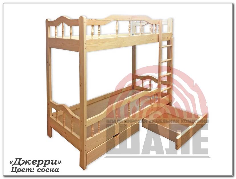 детская двухъярусная кровать джерри в Нижневартовске