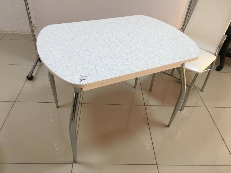 стол сатурн со столешницей пластик матовый в Нижневартовске