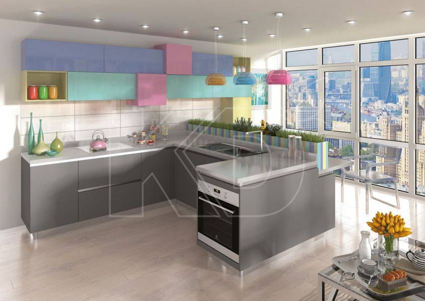 угловая кухня модерн тала в Нижневартовске