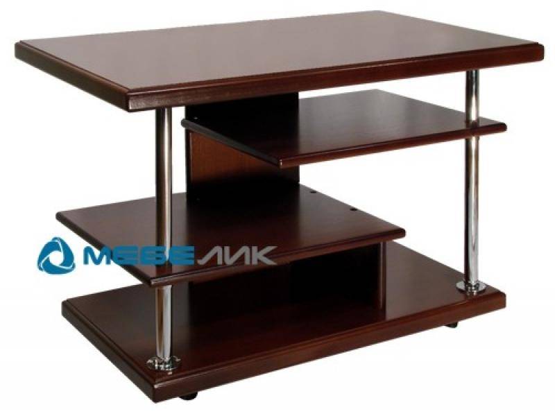 стол журнальный комфорт 3 орех (средне-коричневый) в Нижневартовске