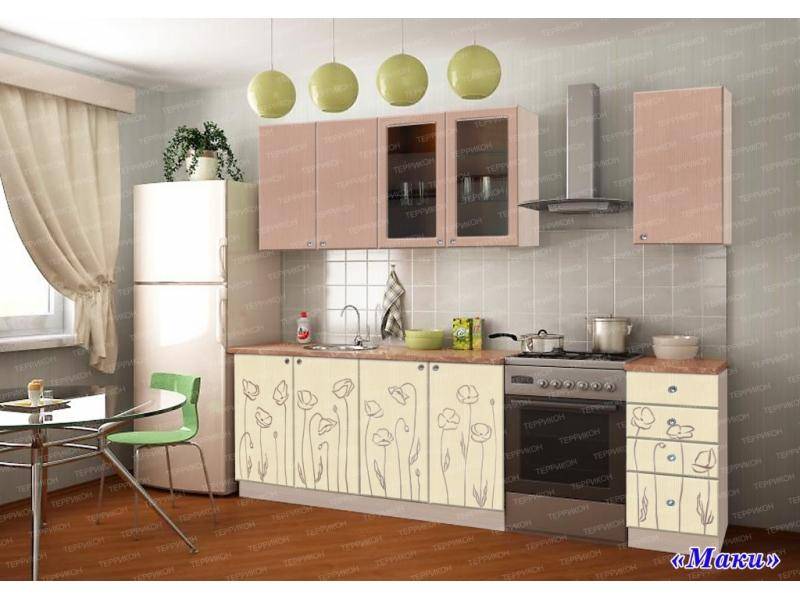 кухня прямая маки в Нижневартовске