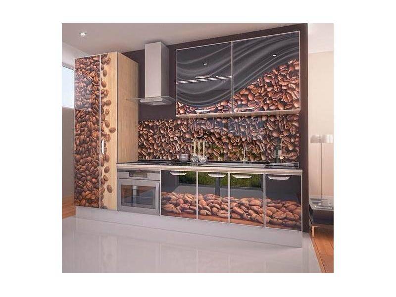 кухонный гарнитур с фотопечатью кофе в Нижневартовске