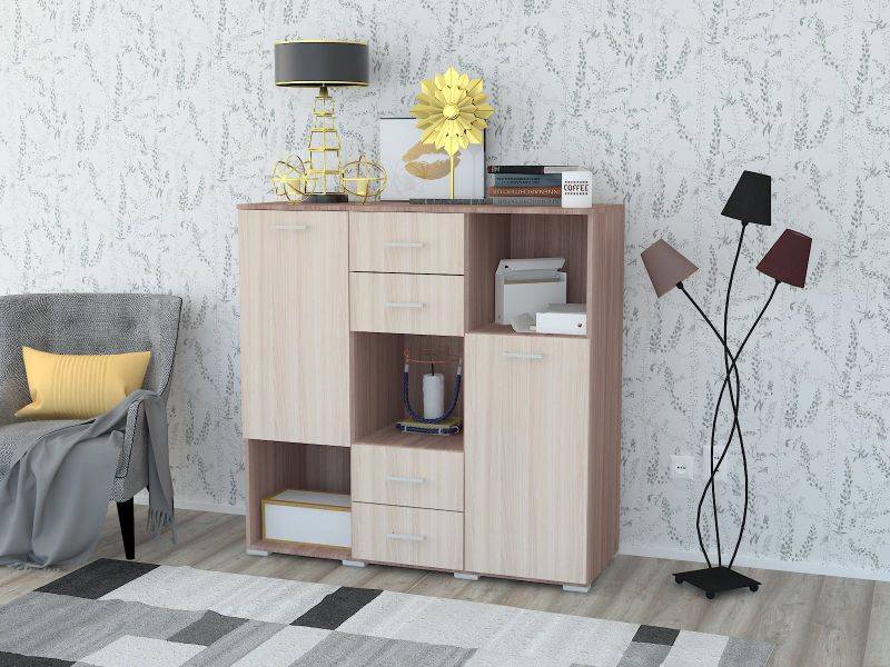 комод 4 ящ 2 створки в Нижневартовске