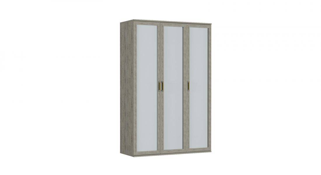 шкаф для одежды-03 фасад зеркало kantri в Нижневартовске