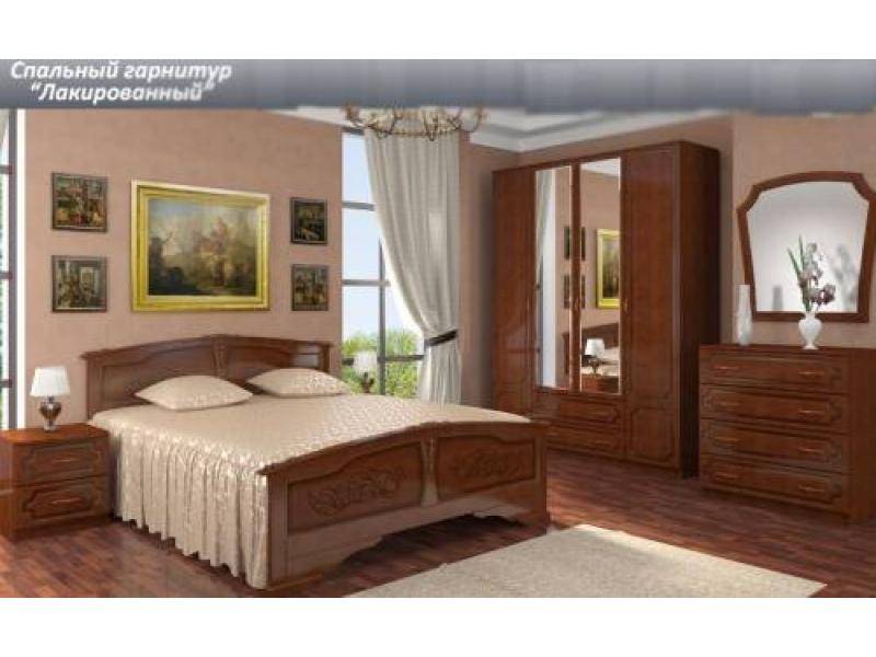 спальный гарнитур лакированный в Нижневартовске