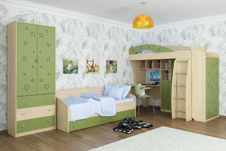 набор мебели звездочка для детской в Нижневартовске